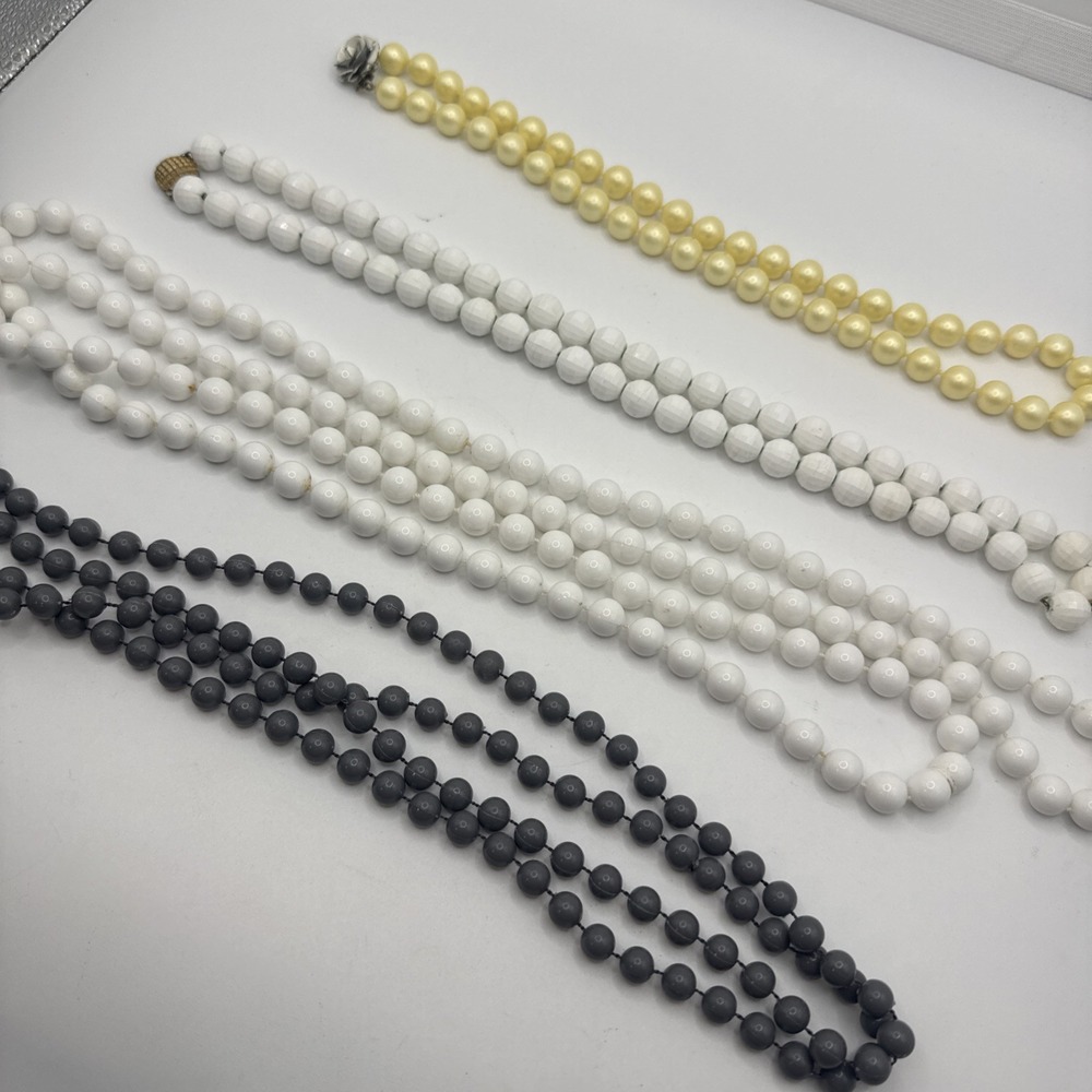 Vintage Costume Jewelry Necklaces Lot Of 4